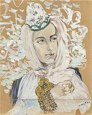 FEMME VÊTUE À L'ORIENTALE