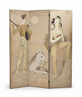 Sample artwork by Marcel Vertes (1895 - 1961), known for romantic female figure painting, murals, film costume design - View similar artists and auction records