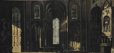 Sample artwork by Francois De Nome (1593 - aft. 1644), known for paintings of baroque buildings, exteriors, churhches - View similar artists and auction records