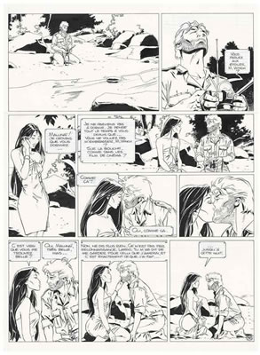 LARGO WINCH L'HEURE DU TIGRE (T.08, PLANCHE 39) by Philippe Francq - Auction record, sale price, and art valuation. Compare with similar artists and explore comparable artworks.