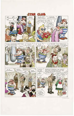Sample artwork by Daniel Goossens (Born 1955), known for drawing, comics - View similar artists and auction records