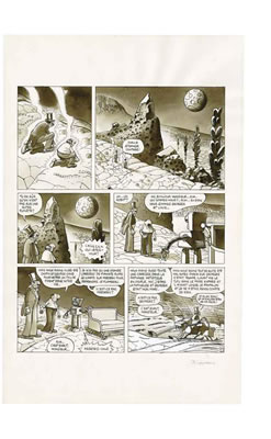 GEORGES ET LOUIS ROMANCIERS LA PLANTE DES MOULES (T.05, PLANCHE 43) by Daniel Goossens - Auction record, sale price, and art valuation. Compare with similar artists and explore comparable artworks.