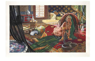 Sample artwork by Ana Miralles (Born 1959), known for painting - View similar artists and auction records
