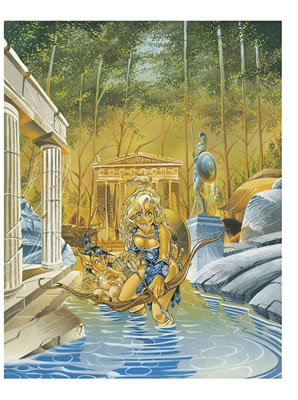 Sample artwork by Crisse (Born 1958), known for figure drawing, comics - View similar artists and auction records