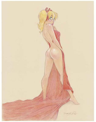 Mandy et le drap. by Dean Yeagle - Auction record, sale price, and art valuation. Compare with similar artists and explore comparable artworks.