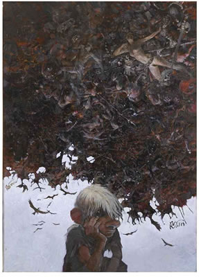 Sample artwork by Gregor (Grzegorz) Rosinski (Born 1941), known for comics, painting - View similar artists and auction records