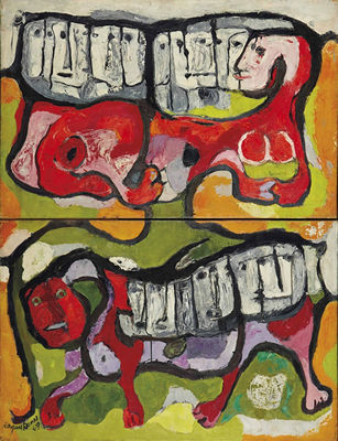 Doble Laberinto (diptych)