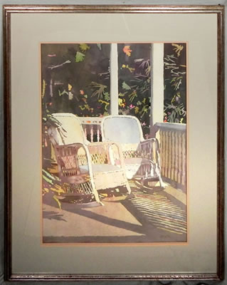 "Wicker Rockers on the Porch"