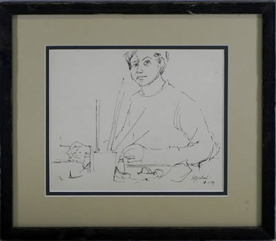 Portrait of Xavier De Callatay: "Self Portrait,"