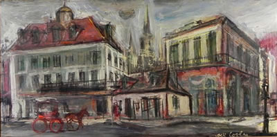 "French Quarter Street Scene"