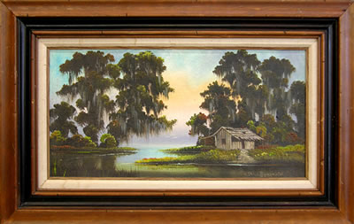 "Louisiana Swamp Cabin"