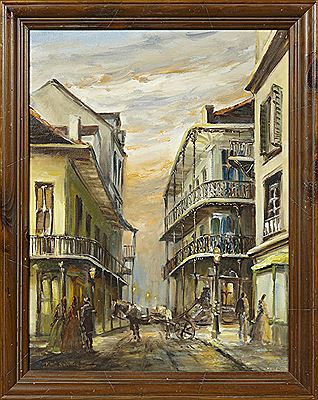 "French Quarter Street Scene"