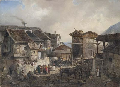 Life scene in Soresina by Giulio Gorra - Auction record, sale price, and art valuation. Compare with similar artists and explore comparable artworks.