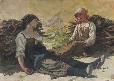 Sample artwork by Teofilo Patini (1840 - 1906), known for painting - View similar artists and auction records
