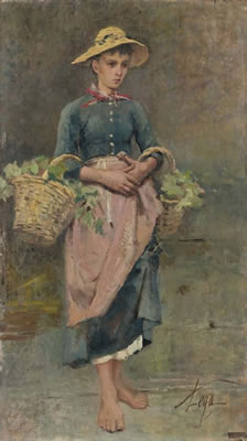 Peasant woman near Florence (around 1886)