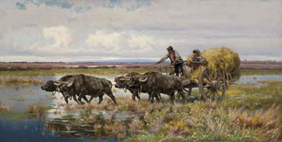 Back from the fields by Pietro Barucci - Auction record, sale price, and art valuation. Compare with similar artists and explore comparable artworks.