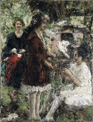 In the garden