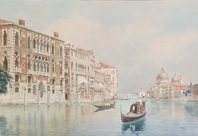 Venice, the Grand Canal by Carlo Menegazzi - Auction record, sale price, and art valuation. Compare with similar artists and explore comparable artworks.