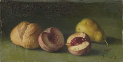 Still life with peach; and Still life with peanuts. (2) by Vincenzo Ghirardelli - Auction record, sale price, and art valuation. Compare with similar artists and explore comparable artworks.