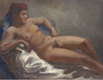 Reclining nude