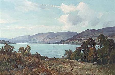 A Scottish Loch by Thomas Campbell - Auction record, sale price, and art valuation. Compare with similar artists and explore comparable artworks.