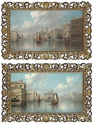Sample artwork by James Salt (1850 - 1903), known for capricci and vedute of venice - View similar artists and auction records