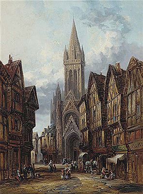 Pair: Strasbourg, Alsace; and St Pierre, Caen, Normandy by Henri Schafer - Auction record, sale price, and art valuation. Compare with similar artists and explore comparable artworks.