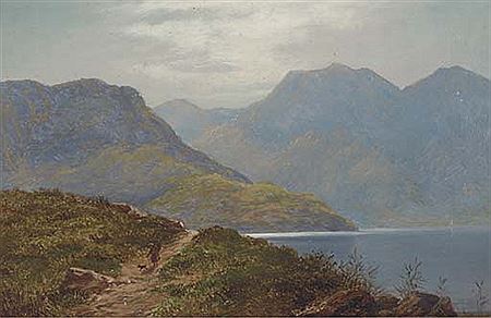Pair: The road up Snowdon, North Wales; and Loch Maree, Scotland