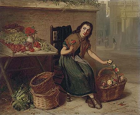 Who'll buy my roses by Edward Charles Barnes - Auction record, sale price, and art valuation. Compare with similar artists and explore comparable artworks.