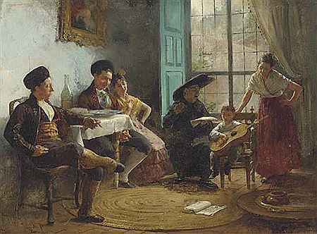 The recital by Juan Antonio Gonzáles - Auction record, sale price, and art valuation. Compare with similar artists and explore comparable artworks.