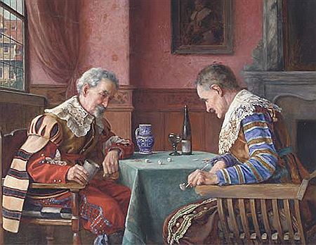 Sample artwork by Erwin Eichinger (1892 - 1950), known for genre and figure painting - View similar artists and auction records