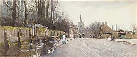 Feeding the geese by William Tatton Winter - Auction record, sale price, and art valuation. Compare with similar artists and explore comparable artworks.