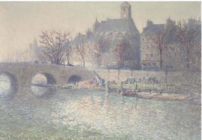 Sample artwork by Phelan Gibb (1870 - 1948), known for harbor view, landscape, abstract painting - View similar artists and auction records