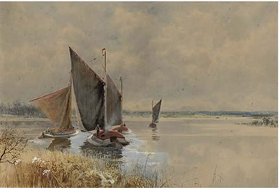 Sample artwork by George Parsons Norman (1840 - 1914), known for painting - View similar artists and auction records