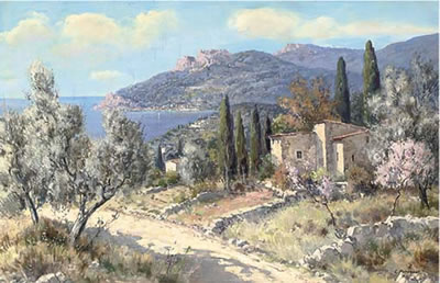 Côte d'Azur by Lucien Potronat - Auction record, sale price, and art valuation. Compare with similar artists and explore comparable artworks.
