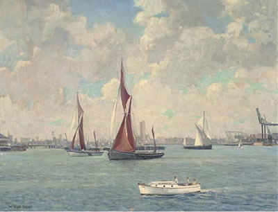 The Thames Barge Race