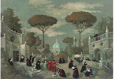 A break from prayers