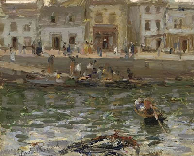 The bay, Concarneau by David McBeth Sutherland - Auction record, sale price, and art valuation. Compare with similar artists and explore comparable artworks.