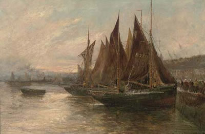 Boulogne Harbour by Thomas Sidney - Auction record, sale price, and art valuation. Compare with similar artists and explore comparable artworks.