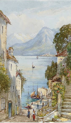 Sample artwork by Robert Creswell Boak (1875 - 1949), known for landscape and portrait painting - View similar artists and auction records