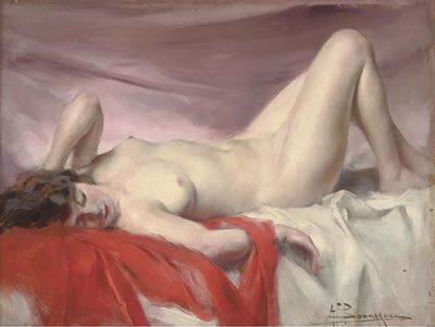 Reclining nude