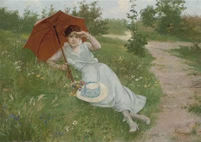 A rest on the way by Josef Johann Suss - Auction record, sale price, and art valuation. Compare with similar artists and explore comparable artworks.