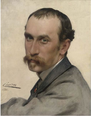 Portrait of Theobald Chartran: Self-portrait of the artist