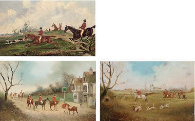 The meet; On the scent; Tally ho!; and The kill (4)