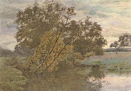 A summer evening by Wilmot Pilsbury - Auction record, sale price, and art valuation. Compare with similar artists and explore comparable artworks.