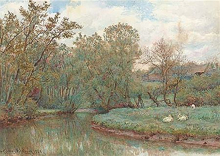 The bend of the stream by Wilmot Pilsbury - Auction record, sale price, and art valuation. Compare with similar artists and explore comparable artworks.