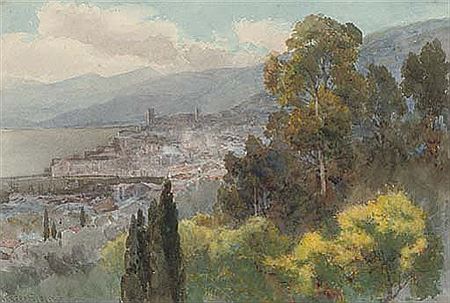 View of Cannes by Albert Stevens - Auction record, sale price, and art valuation. Compare with similar artists and explore comparable artworks.