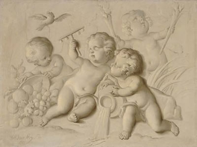 An Allegory of Autumn: en grisaille