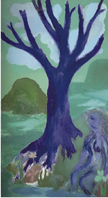 The Blue Tree by Ken Kiff - Auction record, sale price, and art valuation. Compare with similar artists and explore comparable artworks.