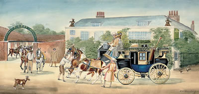 A change of horses outside the Bear by Henry William Standing - Auction record, sale price, and art valuation. Compare with similar artists and explore comparable artworks.